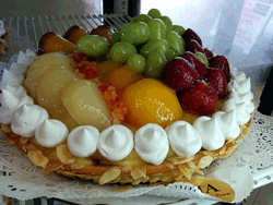 Fruit and cream tart